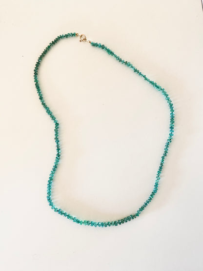 Collier émeraude véritable