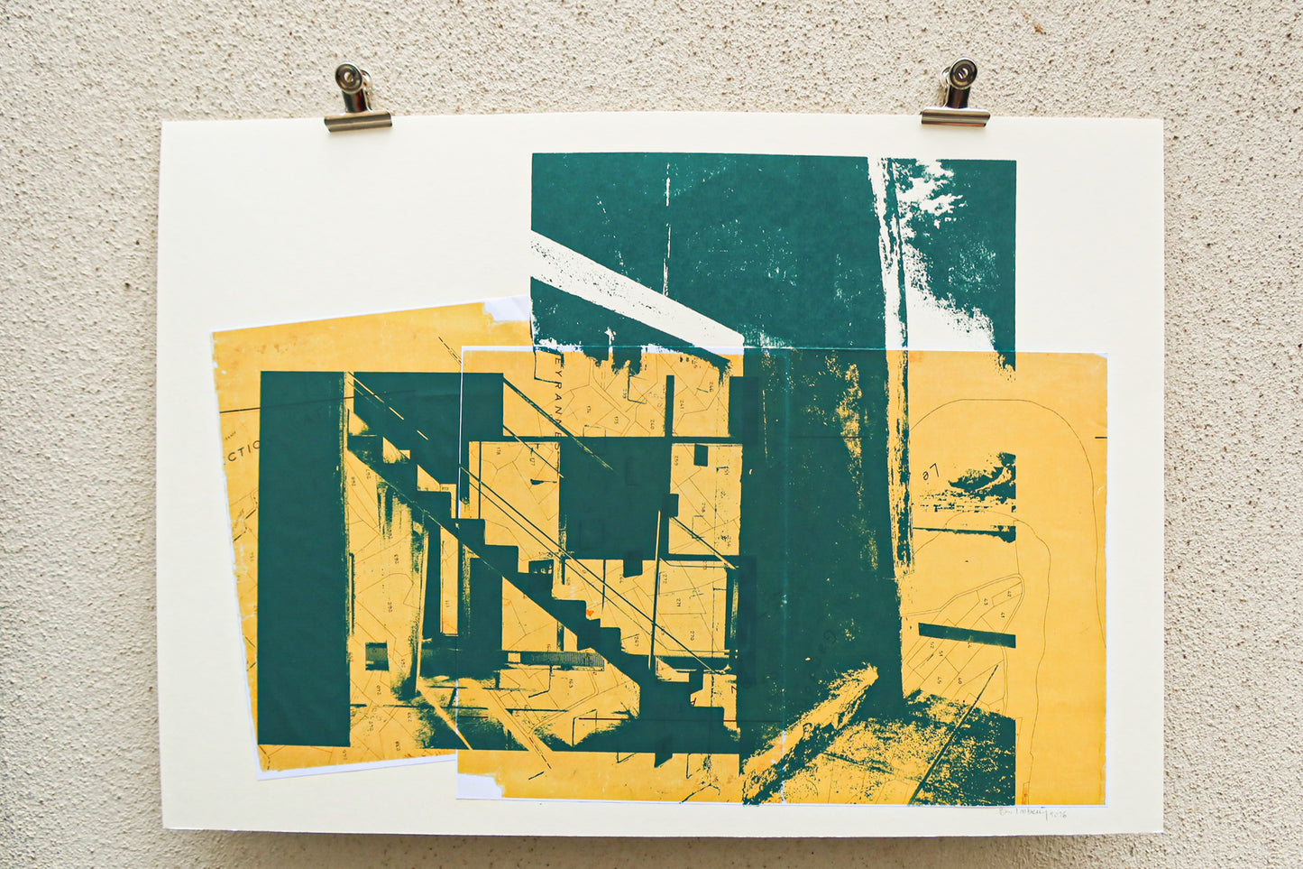 Sérigraphie Toit n°1 et n°2