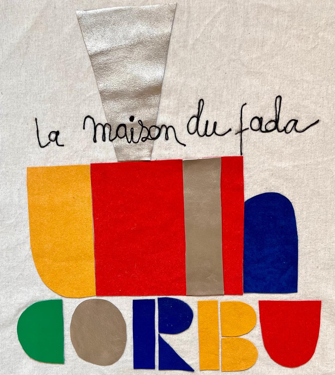 Collages textiles Le Corbusier