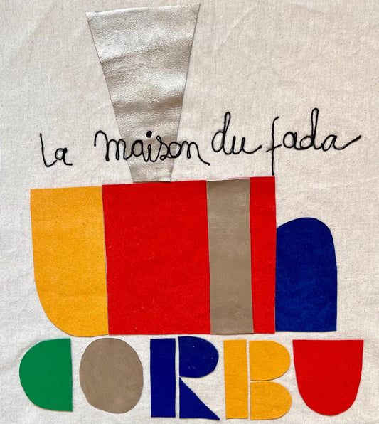 Collages textiles Le Corbusier