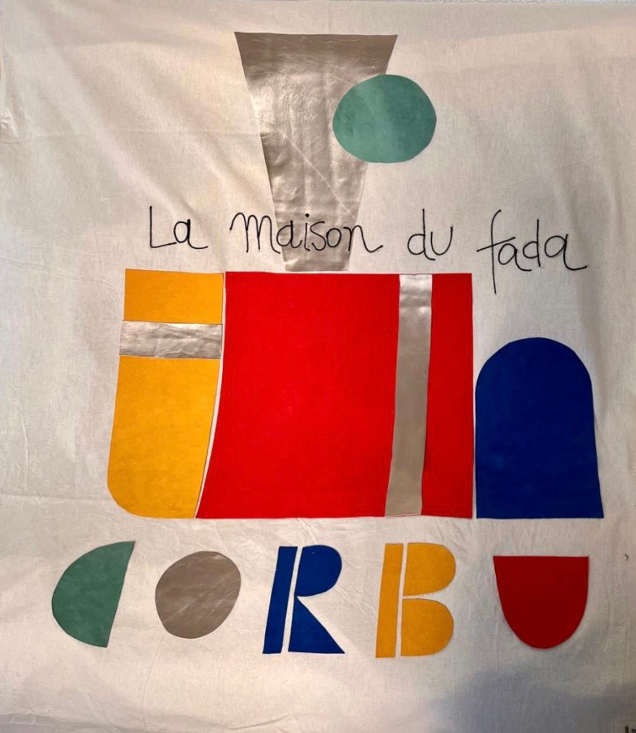 Collages textiles Le Corbusier