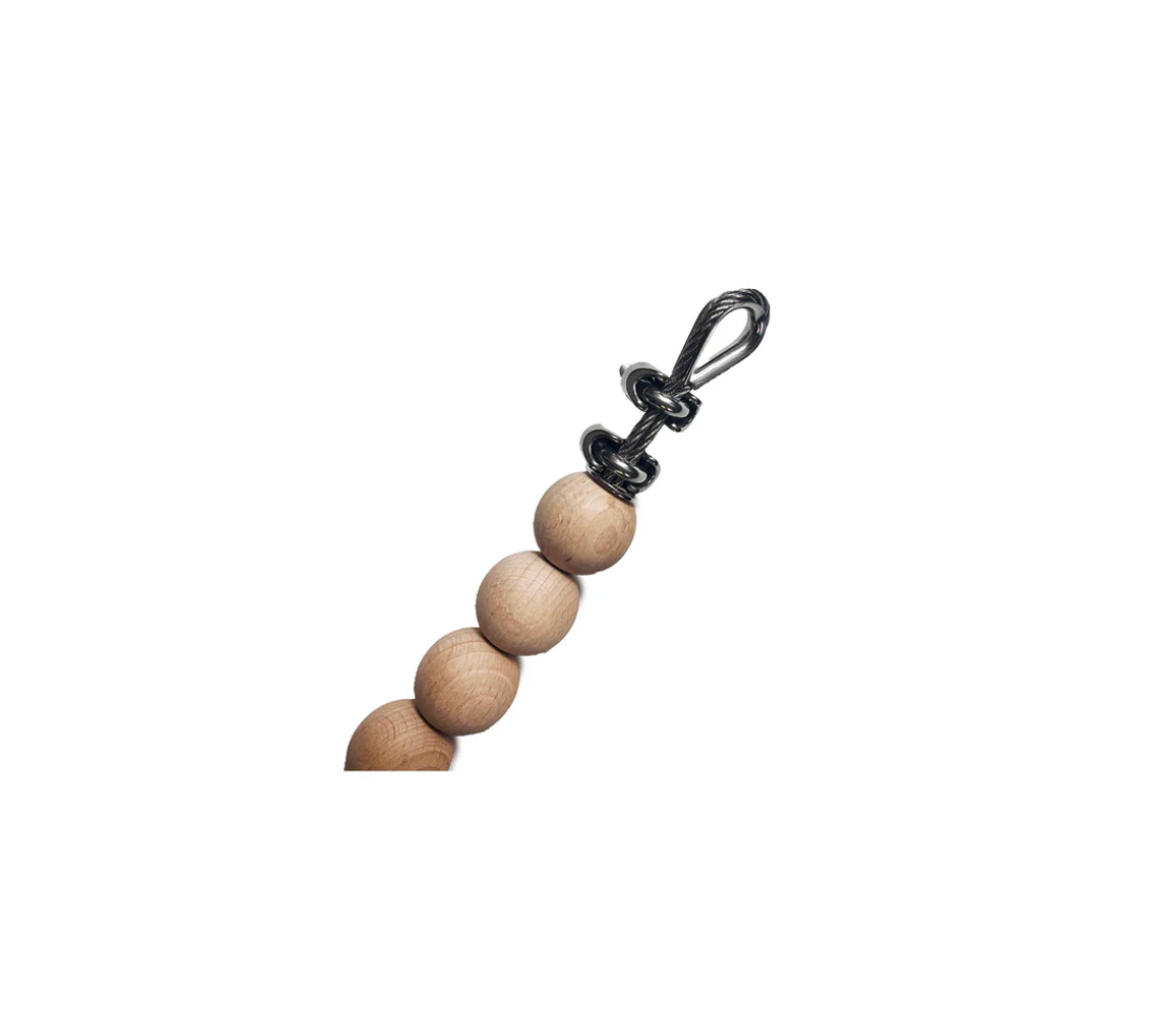 Portant à vêtements boules de bois