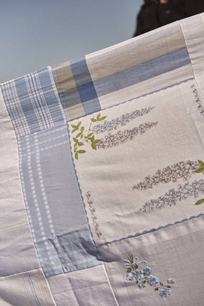 Cotton handkerchief patchwork curtain